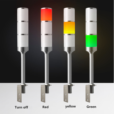 Lampe empilable industrielle en aluminium, tige en L LED, lampe de sécurité pour machines ► Photo 1/6