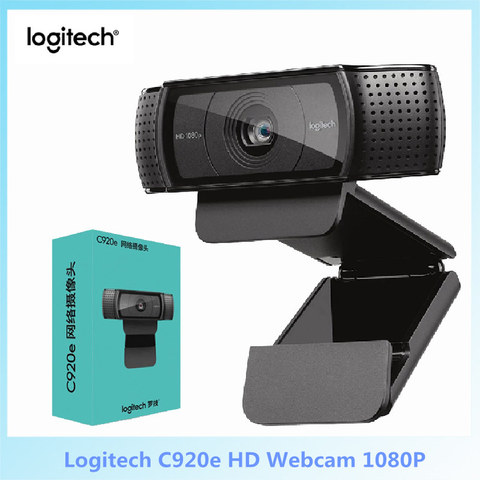 Promotion Logitech C920e HD Webcam 1080P Autofocus caméra Usb HD Smart 1080p caméra Web avec Audio stéréo ► Photo 1/6