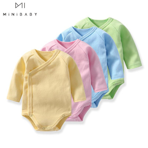 5 couleurs filles bébé vêtements coton bébé garçon vêtements à manches longues bébé Body nouveau-né corps fille Body enfants costume ► Photo 1/6