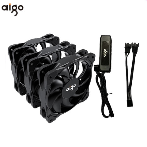 Aigo icefrost – boîtier d'ordinateur PWM, 4 broches, 120mm, ventilateur silencieux de 12CM, CPU, refroidissement, vitesse du ventilateur réglable 12V ► Photo 1/6