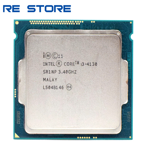 Intel Core i3 4130 3.40GHz, 512KB/3MB, prise LGA1150, Haswell processeur d'unité centrale SR1NP ► Photo 1/2