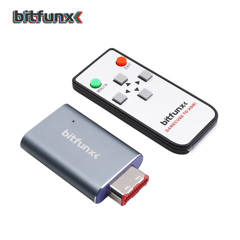 Bitfunx compatibles HDMI Ligne Doubleur Adaptateur Adaptateur Numérique compatibles HDMI GC2HDMI-compatible pour Nintendo Gamecube NGC ► Photo 1/6