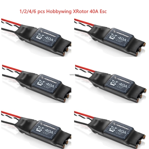 Hobbywing XRotor 40A APAC ESC sans balais 2-6S pour croyant aéronef sans pilote (UAV) 1960mm, plate-forme de cartographie RC, 1/2/4/6 pièces ► Photo 1/6