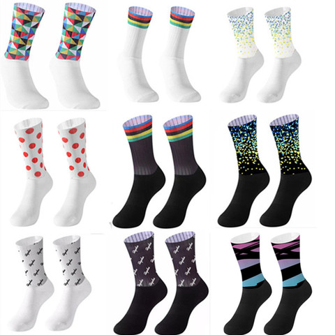 Chaussettes de cyclisme pour hommes, chaussettes de Sport respirantes, Fitness, nouvelle collection ► Photo 1/6