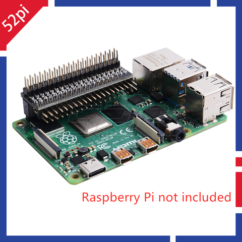 GPIO-Extension de bord, 52Pi, carte d'extension pour Raspberry Pi GPIO, pour Raspberry Pi 4B / 3B + / 3B / Zero W / Zero ► Photo 1/6