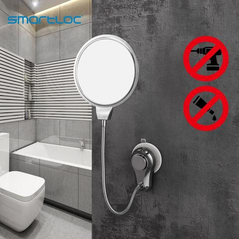 Smartloc – miroir de salle de bain mural avec ventouse grossissante 1X 5X, miroir intelligent de salle de bain, accessoires de maquillage ► Photo 1/6