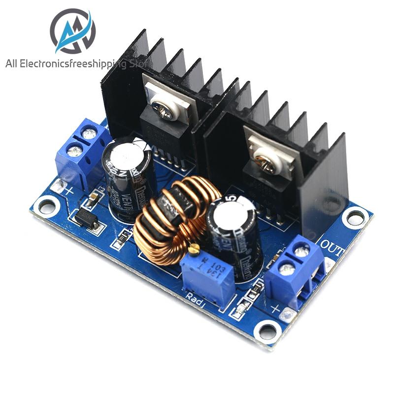 Module de panneau abaisseur réglable, XL4016 PWM 4-36V à 1.25-36V Max 8A 200W DC-DC convertisseur Buck ► Photo 1/6