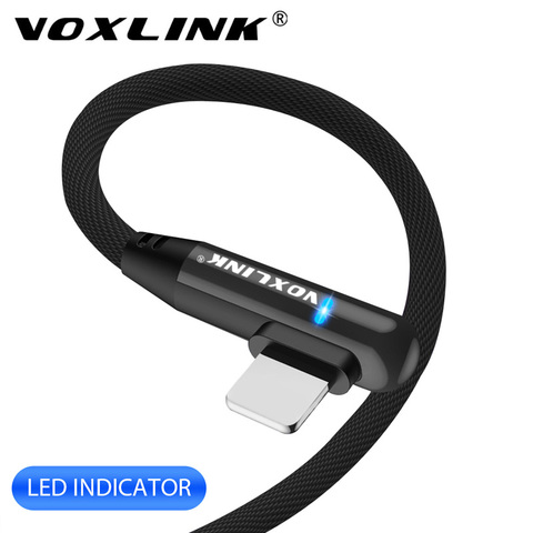 Câble de foudre VOXLINK câble USB 5V 2.4A câble USB de données de synchronisation de charge rapide pour iphone X XS 6 7 câble de charge ► Photo 1/6