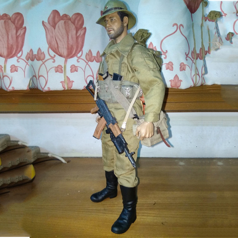 Ensemble complet de figurines de soldats en PVC, échelle 1/6, ensemble de jouets d'action de 12 pouces, de la Force spéciale de la russie, de l'union soviétique et de l'afrique ► Photo 1/6