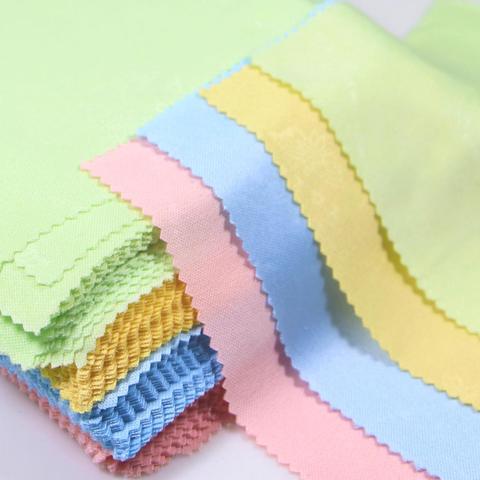 Lingettes pour lunettes 13*13cm | Chiffon de nettoyage pour lunettes, 4 couleurs, pour appareil photo Mac et ordinateur 10 pièces ► Photo 1/6