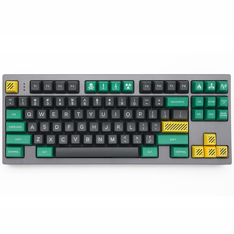 Domikey SA abs doubleshot keycap ensemble crise SA profil pour mx tige clavier poker 87 104 gh60 xd64 xd68 xd84 xd96 xd75 xd87 ► Photo 1/6