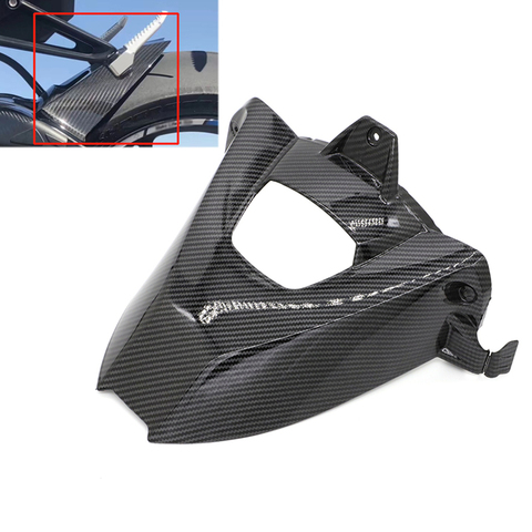 Garde-boue de roue arrière de moto noir de carbone pour BMW S1000RR, S1000R, S1000R, 2009-2022, 2017, 2016, 2015 et 2014 ► Photo 1/6