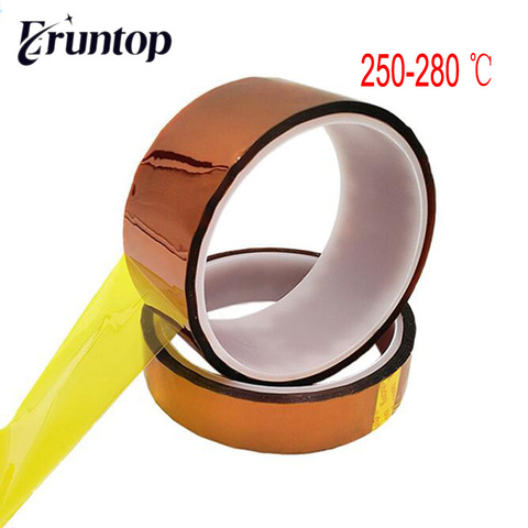 1 pièces Eruntop 33M 250-280 ℃ ruban adhésif résistant à la chaleur haute température pour l'industrie électronique ► Photo 1/6