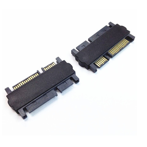 Adaptateur mâle SATA 22 broches vers SATA 22 broches ► Photo 1/2