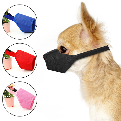 Muselière ajustable en Nylon pour chien, Anti-aboiement, produits d'entraînement à la mastication, accessoires pour animaux de compagnie, grands, petits et moyens animaux ► Photo 1/6