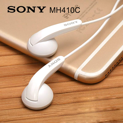 Écouteurs intra-auriculaires d'origine Sony MH410C écouteurs Super basses avec Microphone pour XPERIA L36H M4 M5 L1 XZS XA XA1 XA2 Z1 Z2 Z3 ► Photo 1/5