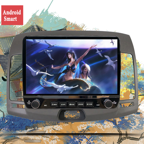 Autoradio Android 10.0, Octa Core, Navigation GPS, lecteur multimédia stéréo, DVD, sans pont, compatible avec Hyundai Elantra HD (2006, 2007, 2008, 10) ► Photo 1/6