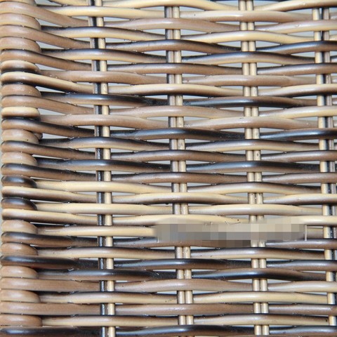 Rotin synthétique rond en plastique, matériau de tissage en rotin PE, dégradé de couleur café, pour tricoter et réparer les paniers de chaise, 500G, 70M ► Photo 1/6
