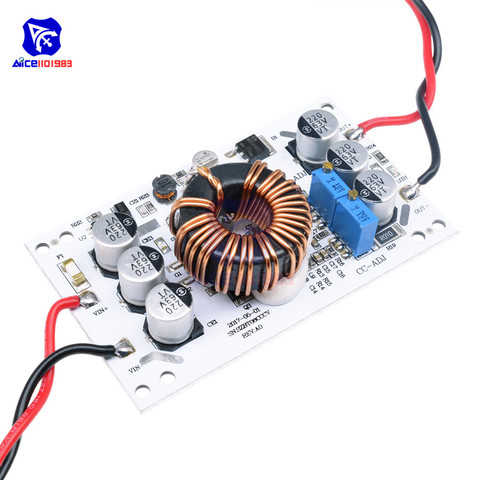 CC/CV DC-DC 10 -60V to12 -60V 10A 600W Module d'alimentation de poussée réglable régulateur de tension de transformateur Non isolé ► Photo 1/6