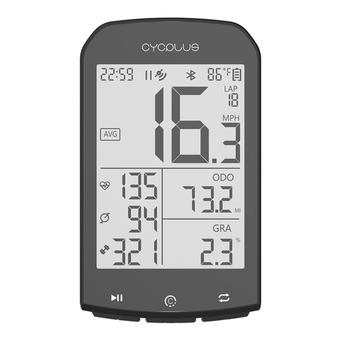 CYCPLUS M1 vélo GPS ordinateur vélo ordinateur speedmètre sans fil vélo ordinateur chronomètre ► Photo 1/6