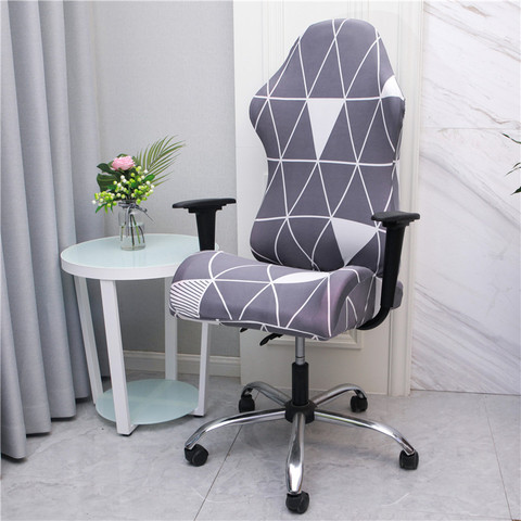 Housse de chaise de jeu domestique, en Spandex, couvre-fauteuil élastique, pour ordinateur, bureau, bureau ► Photo 1/6