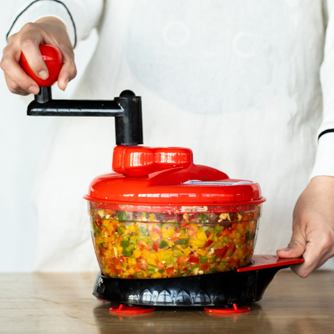 Ménage manuel à trois vitesses hachoir à viande boulette mélangeur de remplissage batteur à oeufs coupe légume complément alimentaire Machine de cuisson ► Photo 1/5