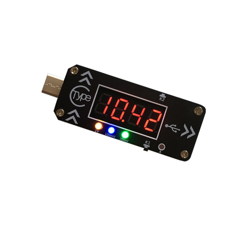 Testeur USB charge rapide PD déclencheur chargeur médecin voltmètre numérique ampèremètre 5V 9V 12V 15V 20V PPS PD2.0 PD3.0 type-c ► Photo 1/6