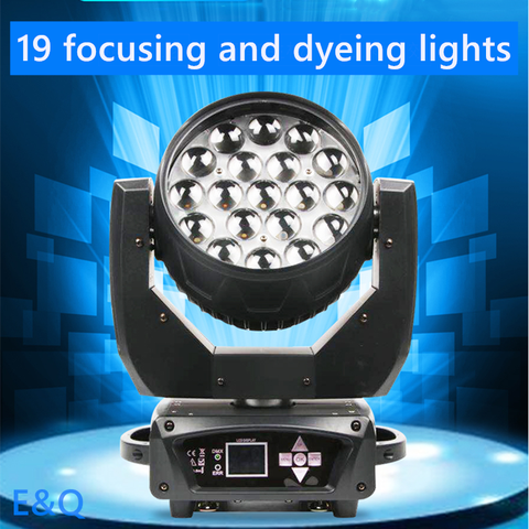 Projecteur de lumière à tête mobile 19x15w RGBW, LED, équipement professionnel ► Photo 1/6