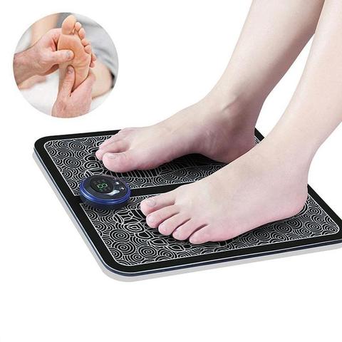 Electric EMS Foot Massager Pad Feet Muscle Stimulator Leg Reshaping Foot Massage Mat Relieve Ache Pain Health Care ► Photo 1/6