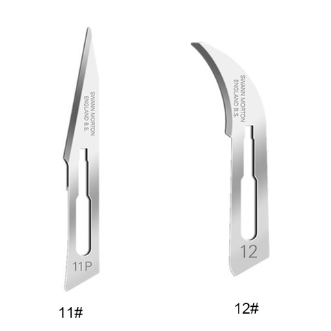 Lame tranchante en acier au carbone pour la réparation des téléphones portables, lame de coupe de fil volant, niveau C, couteau chirurgical 5 pièces/lot ► Photo 1/6