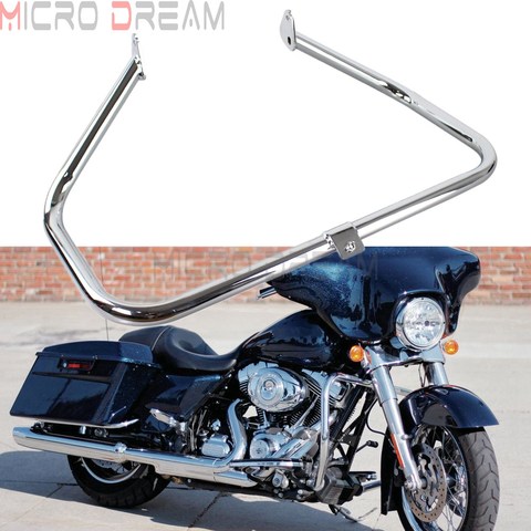 Barre de pare-choc pour Harley Touring 1997 – 2008 FLHR Road King autoroute, Tube de protection de moteur 1-1/4 pouces FLHTCU FLHX FLHXS FLHT ► Photo 1/6