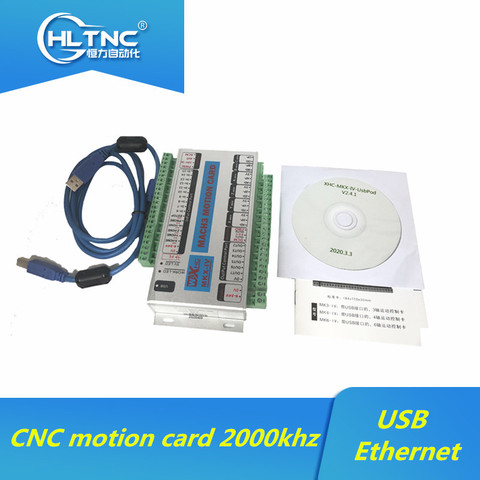 Carte de mouvement CNC MK3/4/6 V USB/Ethernet MACH3 2000Khz 4 axes/3 axes/6 axes carte de mouvement pour fraiseuse de CNC ► Photo 1/6