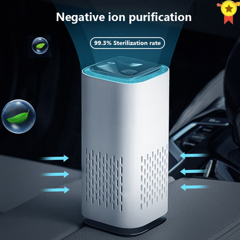 Purificateur d'air purificateur d'air pour la maison HEPA filtres USB câble à faible bruit Portable voiture maison xiomi purificateur d'air avec veilleuse de bureau ► Photo 1/6