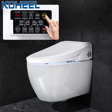 KOHEEL – siège de toilette électrique Intelligent, couverture de Bidet, nettoyage à la chaleur, Massage à sec, FWT03 ► Photo 1/6