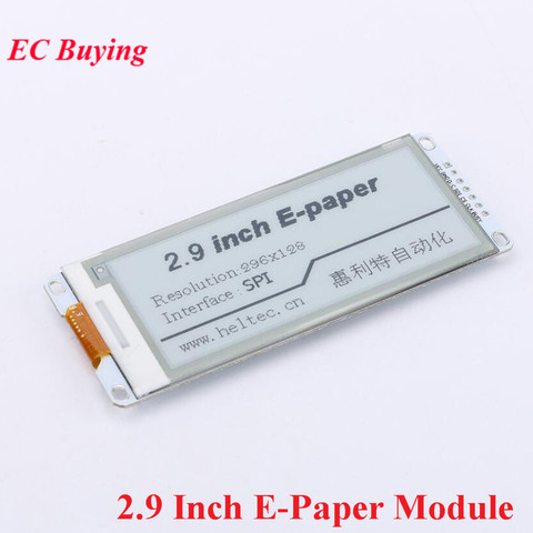 Module e-papier 2.9 pouces, Module d'écran d'affichage e-ink pour Arduino 2.90 