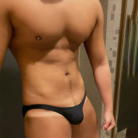 Maillot de bain sexy pour hommes, taille basse, serré, gay, solide, chaud, étroit, côté, sunga, piscine, fête, petite taille, WD204 ► Photo 1/6