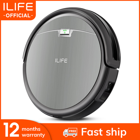 ILIFE A4s Robot aspirateur puissant aspiration pour tapis mince et sol dur grande poubelle Miniroom fonction Recharge automatique ► Photo 1/6