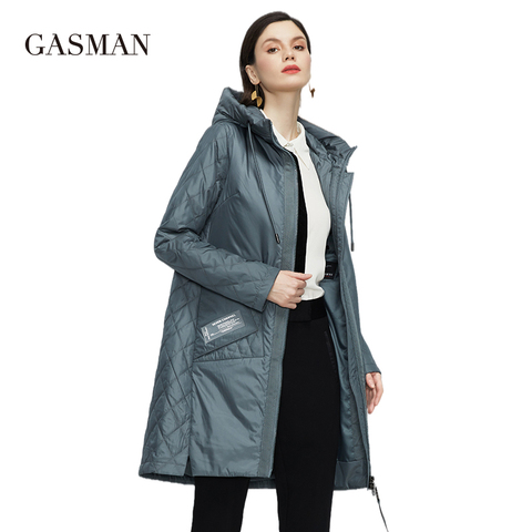 GASMAN – trench-Coat long et Slim pour femme, veste de printemps et d'automne à la mode, 2022, 21150 ► Photo 1/6