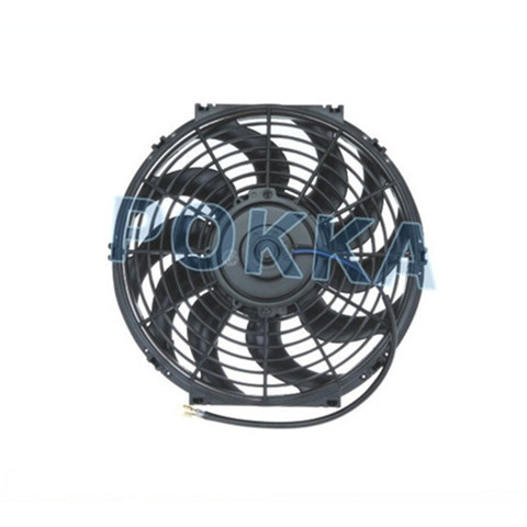 Ventilateur électronique de refroidissement, climatiseur de voiture, ventilateur à condenseur 8,9,10,12,14 pouces, 80W 12v/24V ► Photo 1/4