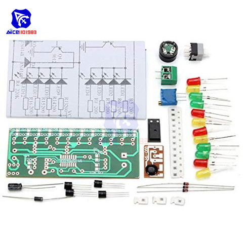 Bricolage plus CD4060 SMD musique lumière LED Kit bricolage composant électronique Module d'enseignement expérimental ► Photo 1/6