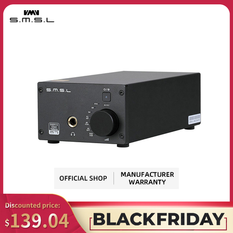 Dégagement SMSL M7 2xAK4452 32Bit/768KHz DSD512 USB DAC avec amplificateur casque USB Coaxial entrée optique RCA 6.35 sortie Jack ► Photo 1/6