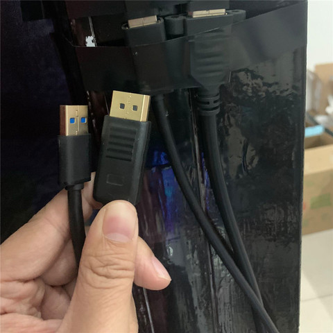 1M Remplacement Étendu Câble DP pour Oculus Rift S VR Lunettes DP USB Ligne D'affichage Rallonge Câble Accessoires ► Photo 1/1