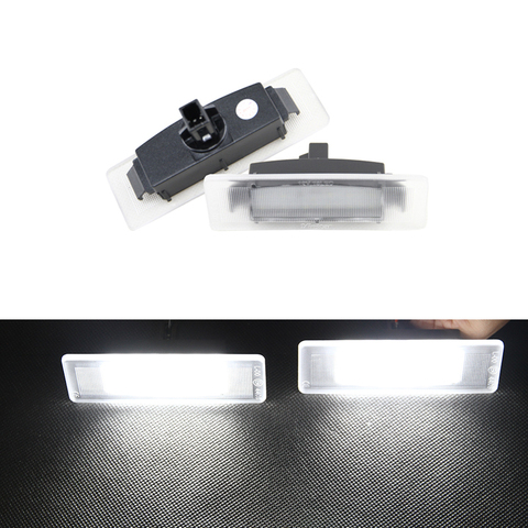 Pour Hyundai Tucson 2022 SMD blanc sans erreur Led numéro plaque d'immatriculation lumières lampe 2 pièces ► Photo 1/6