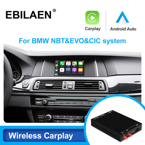 Boîte de Module Carplay sans fil pour BMW F10 F11 F30 F20 F31 F22 F21 F32 F33 F36 CIC NBT, mirrorlink, décodeur USB pour voiture, Android Auto ► Photo 1/1