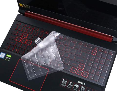 Protection de la peau, pour Acer Nitro 5 AN515 54 w2 AN 515-54 AN515-51G / 17.3 pouces, Acer Nitro 7 AN715-51, 15.6 pouces, protège clavier en polyuréthane thermoplastique ► Photo 1/5