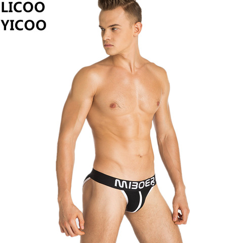 MIBOER calzoncillos hombre glisse hommes gays sous-vêtements slips coton chaud sexy hommes sous-vêtements slips bikini jockstrap hommes sous-vêtements ► Photo 1/6