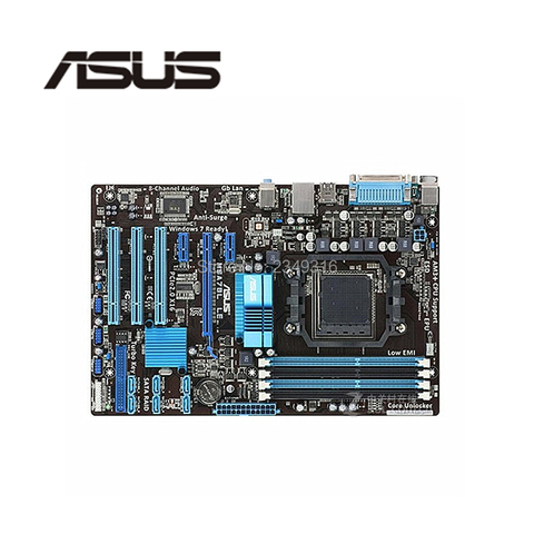 Carte mère pour Asus M5A78L LE, 760G, 760L, UEFI, originale, occasion, pour ordinateur de bureau, Socket AM3 + DDR3, UEFI ► Photo 1/1