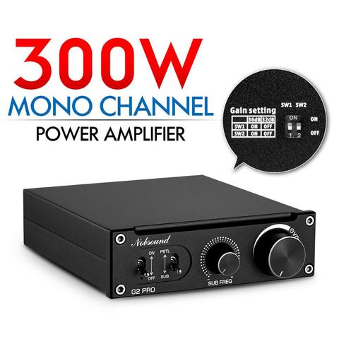 2022 Nobsound Hi-Fi G2 /G2 pro Subwoofer/amplificateur de puissance numérique Mono canal pleine fréquence 100W ou 300W ► Photo 1/6