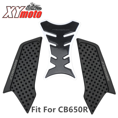 Autocollants antidérapants pour réservoir de moto, pour Honda CB650R CB 650R 2022 et 2022, pour la protection du réservoir d'huile, autocollants antidérapants pour poignées de réservoir, autocollants 19-20 ► Photo 1/4