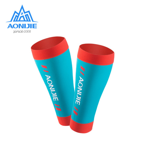 AONIJIE – chaussettes tricotées à Compression pour jambes, manchons mollets, attelle de tibia, soulagement pour Jogging, Marathon, randonnée, football ► Photo 1/6